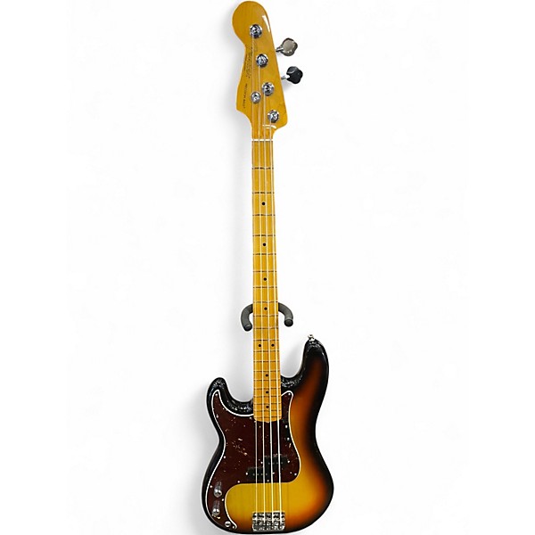 Used Fender American professional 1 3 Color Sunburst Electric Bass Guitar
