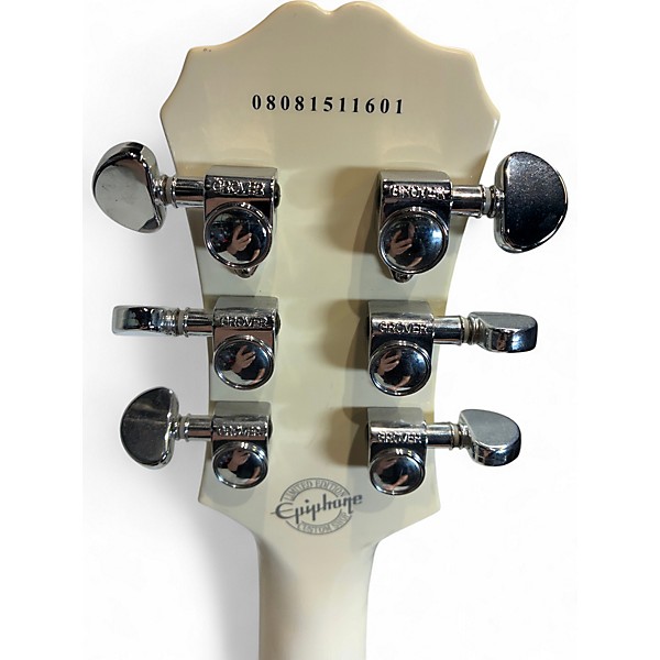 Used Epiphone Les Paul Studio Alpine White Solid Body Electric Guitar