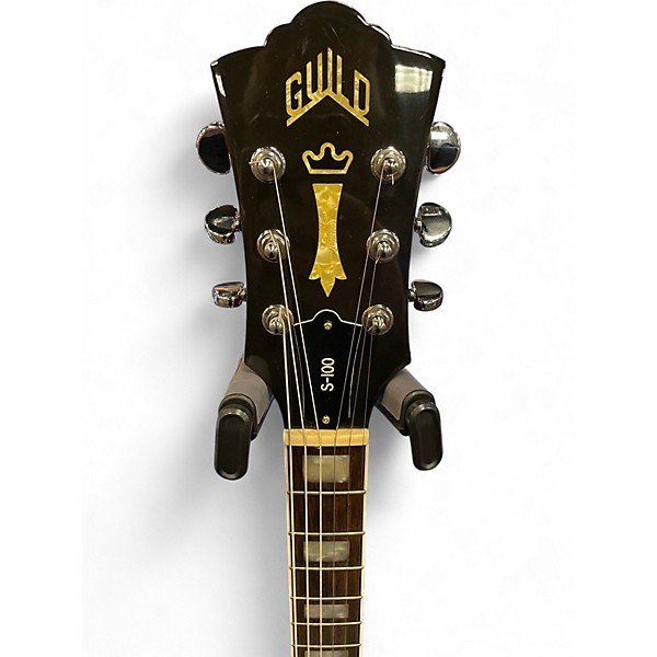 Used Guild S100 Cherry Solid Body Electric Guitar