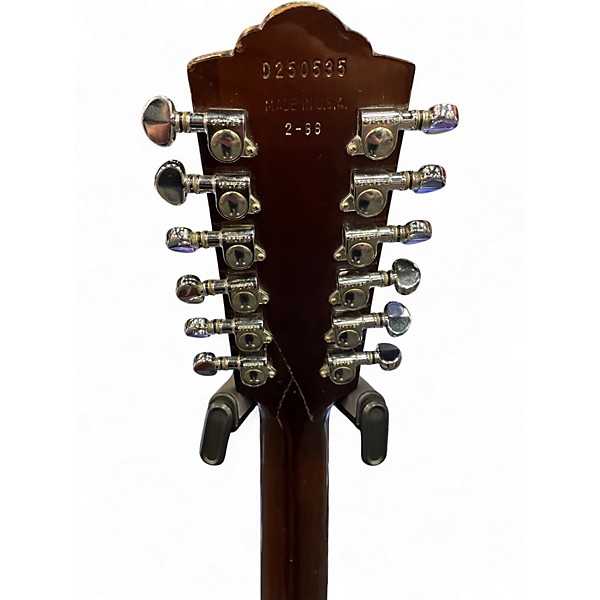 Used Guild D25-12 Amber Burst 12 String Acoustic Guitar