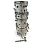 Used Natal Drums 4 Piece ARCADIA BIRCH SERIES WHITE SWIRL Drum Kit thumbnail