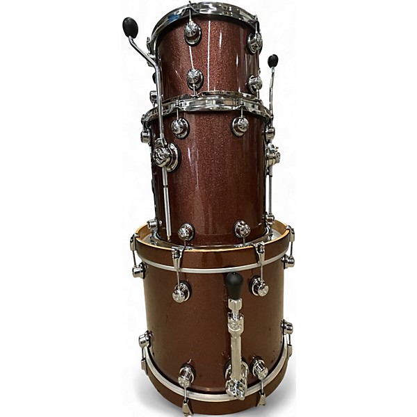 Used Natal Drums 3 Piece MAPLE TRADITIONAL JAZZ COPPER SPARKLE Drum Kit