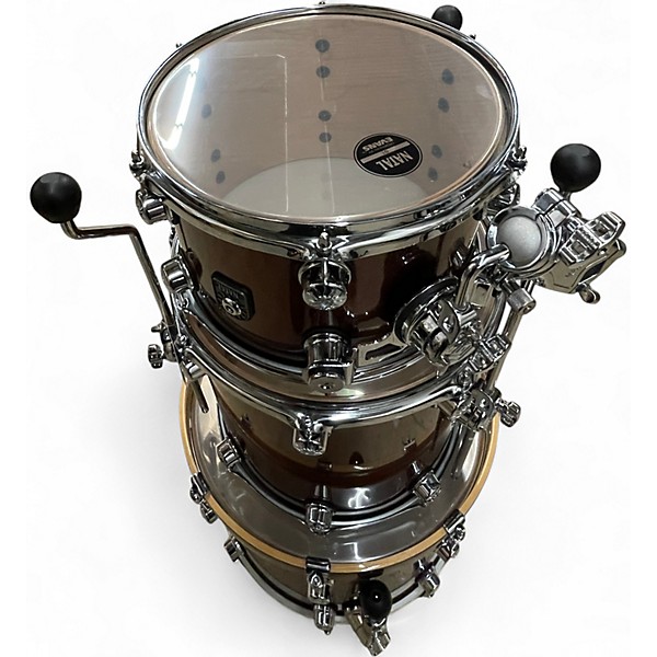 Used Natal Drums 3 Piece MAPLE TRADITIONAL JAZZ COPPER SPARKLE Drum Kit