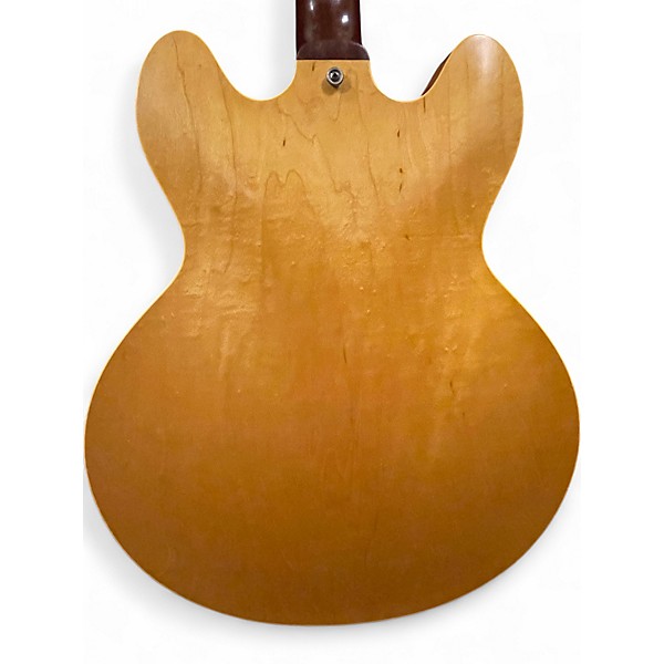 Vintage 1990s Epiphone USA Collection John Lennon Signature 68 Casino Natural Hollow Body Electric Guitar