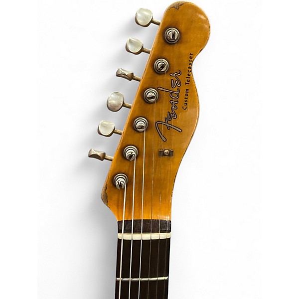 Used 2021 Fender CUSTOM SHOP LTD 59 TELECASTER RELIC 3 Tone Sunburst Solid Body Electric Guitar