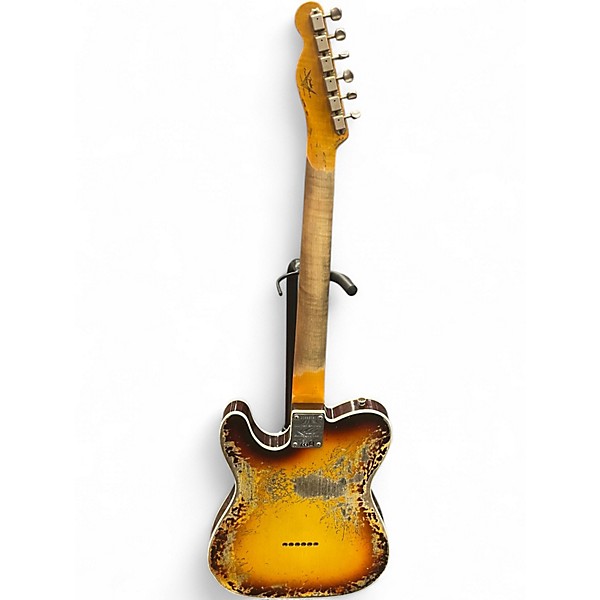 Used 2021 Fender CUSTOM SHOP LTD 59 TELECASTER RELIC 3 Tone Sunburst Solid Body Electric Guitar