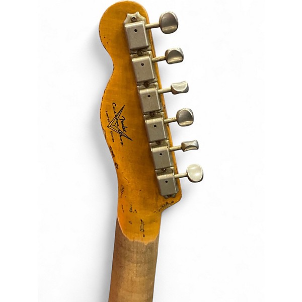 Used 2021 Fender CUSTOM SHOP LTD 59 TELECASTER RELIC 3 Tone Sunburst Solid Body Electric Guitar