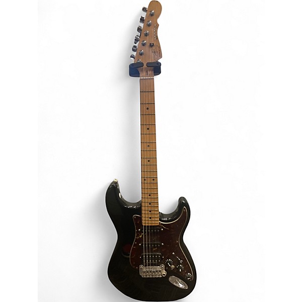 Used G&L Fullerton Deluxe Legacy HSS Black Solid Body Electric Guitar