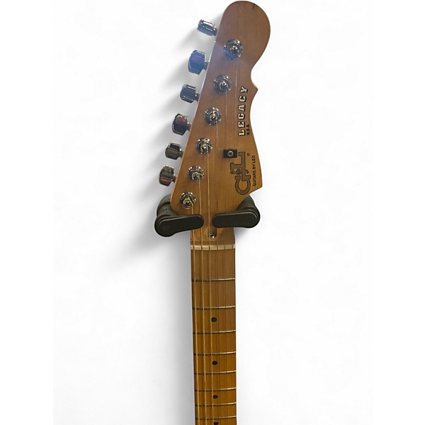 Used G&L Fullerton Deluxe Legacy HSS Black Solid Body Electric Guitar