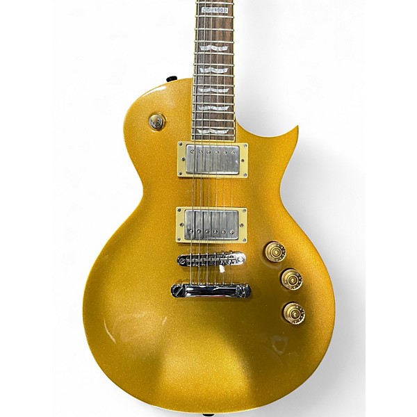 Used ESP LTD EC1000 Gold Solid Body Electric Guitar