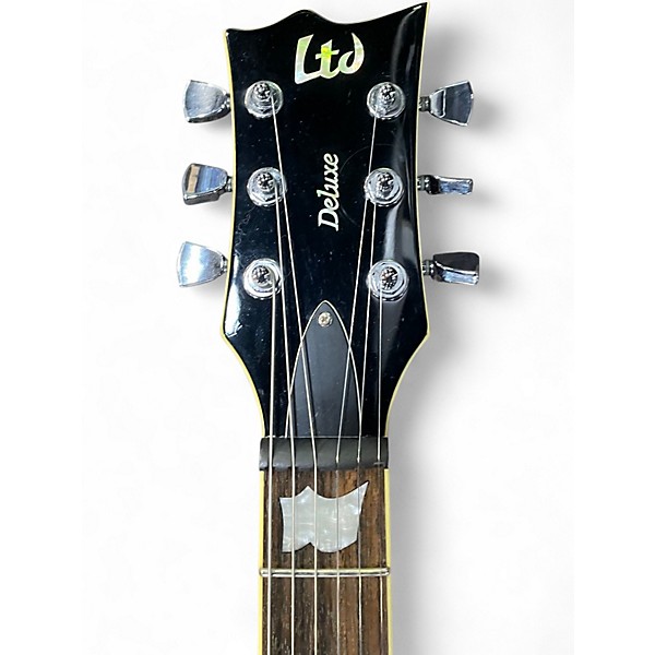 Used ESP LTD EC1000 Gold Solid Body Electric Guitar