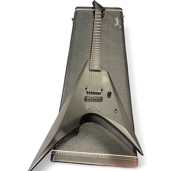 Used ESP ltd arrow black metal Black Solid Body Electric Guitar