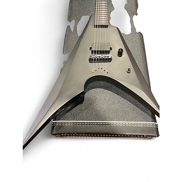 Used ESP ltd arrow black metal Black Solid Body Electric Guitar