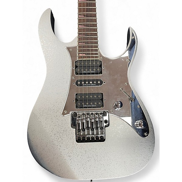 Used Ibanez rg2570 vital silver Solid Body Electric Guitar