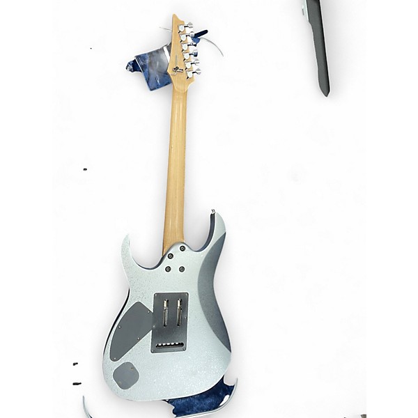 Used Ibanez rg2570 vital silver Solid Body Electric Guitar