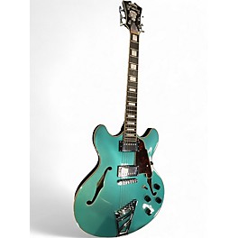 Used D'Angelico Premier Blue Hollow Body Electric Guitar