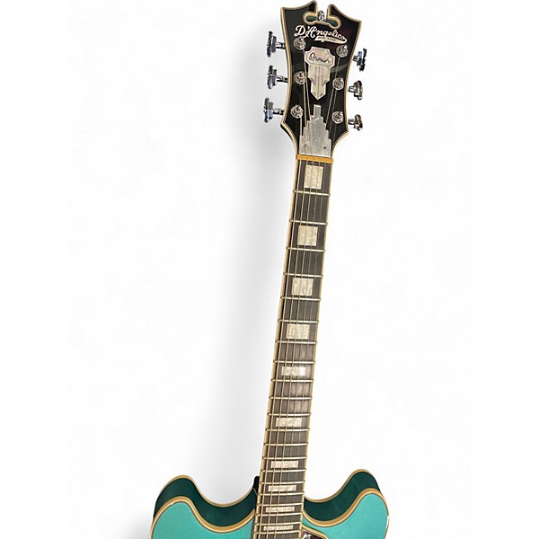 Used D'Angelico Premier  Blue Hollow Body Electric Guitar
