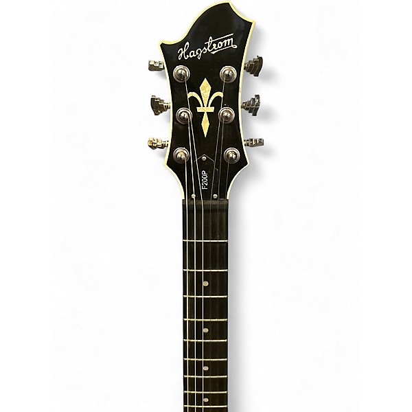 Used Hagstrom F200P White Solid Body Electric Guitar