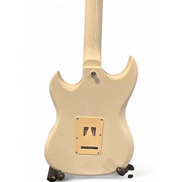 Used Hagstrom F200P White Solid Body Electric Guitar