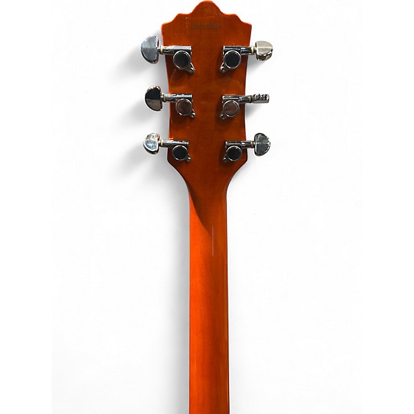 Used Eastwood Classic 6 Orange Hollow Body Electric Guitar