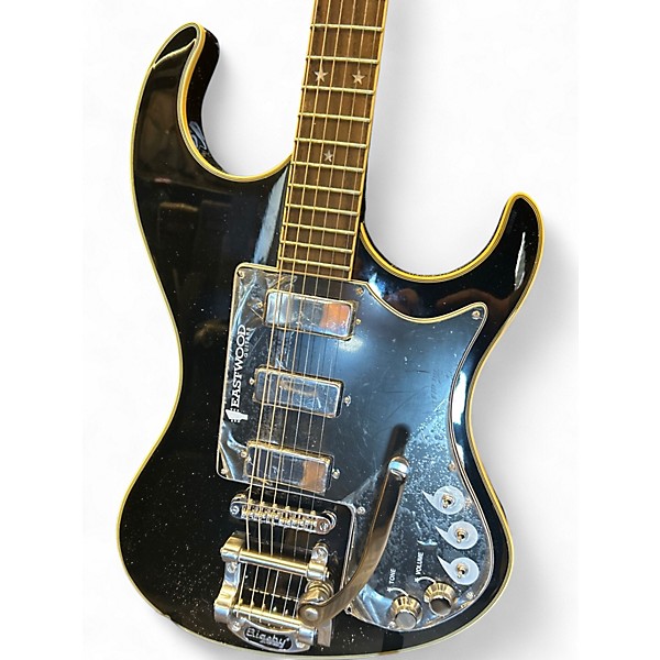 Used Eastwood Wandre Doris Black Solid Body Electric Guitar