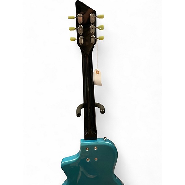 Used Eastwood Airline Twin Tone Blue Solid Body Electric Guitar