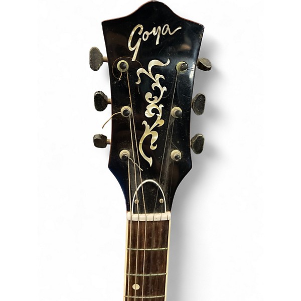 Vintage 1960s Goya Rangemaster Sunburst Hollow Body Electric Guitar