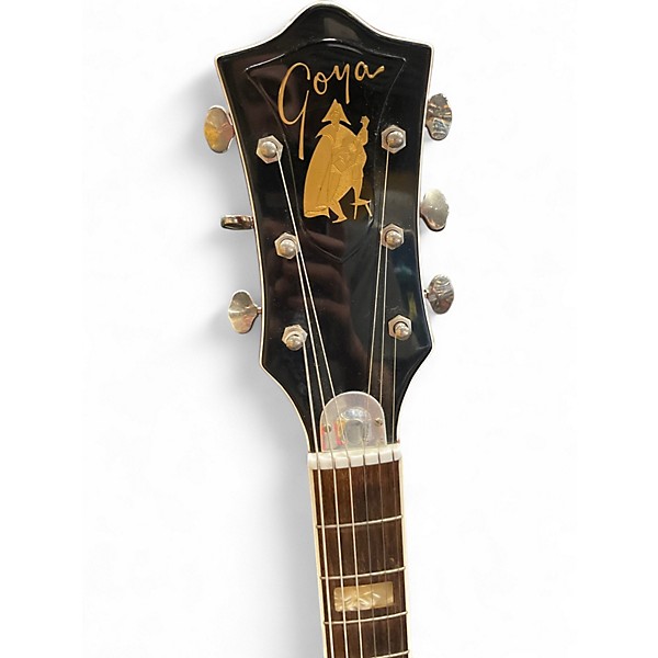 Vintage 1960s Goya Rangemaster Red Hollow Body Electric Guitar