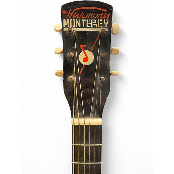 Vintage 1960s Harmony Monterey Sunburst Acoustic Guitar