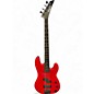 Used Series 10 By Bently J Style Red Electric Bass Guitar thumbnail