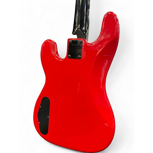 Used Series 10 By Bently J Style Red Electric Bass Guitar