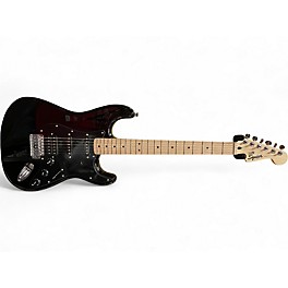 Used Squier SONIC STRATOCASTER HSS Black Solid Body Electric Guitar