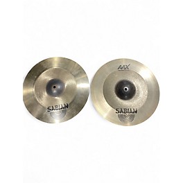 Used SABIAN 14in AAX Frequency Hi Hat Pair Cymbal