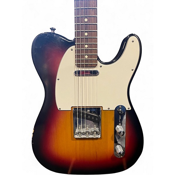 Used Fender Highway One Telecaster 3 Color Sunburst Solid Body Electric Guitar