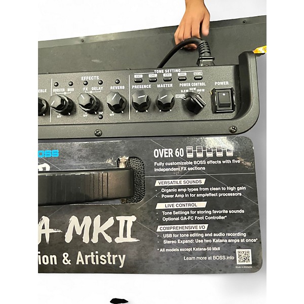 Used BOSS Katana 100 100W 1X12 Guitar Combo Amp