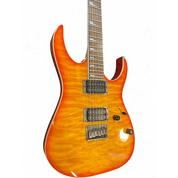 Used Ibanez RG3EX1 ORANGE BURST Solid Body Electric Guitar