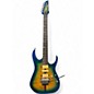 Used Ibanez RG6PFGMLTD GYSER BLUE BURST Solid Body Electric Guitar thumbnail