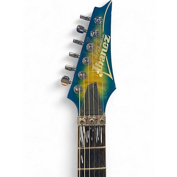 Used Ibanez RG6PFGMLTD GYSER BLUE BURST Solid Body Electric Guitar