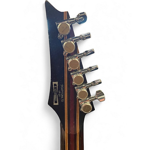 Used Ibanez RG6PFGMLTD GYSER BLUE BURST Solid Body Electric Guitar
