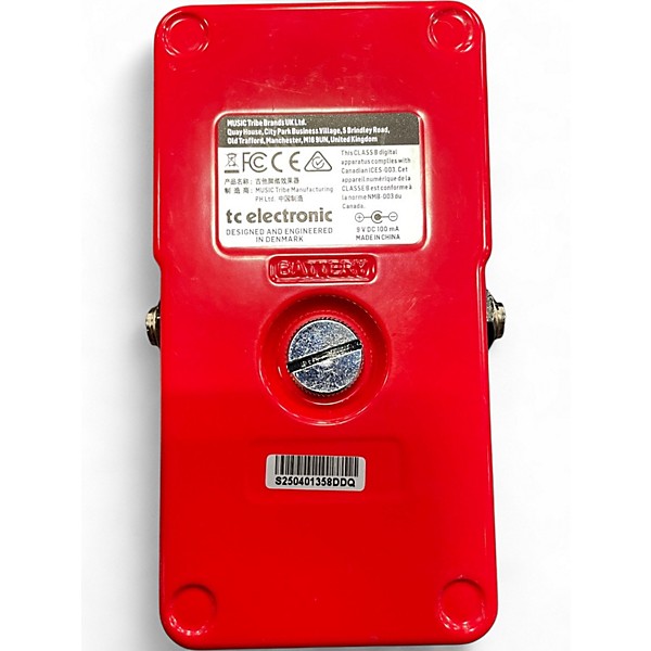 Used TC Electronic Sub N Up Octaver Effect Pedal