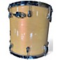 Used Yamaha 4 Piece Custom Absolute Red Pearl Natural Drum Kit