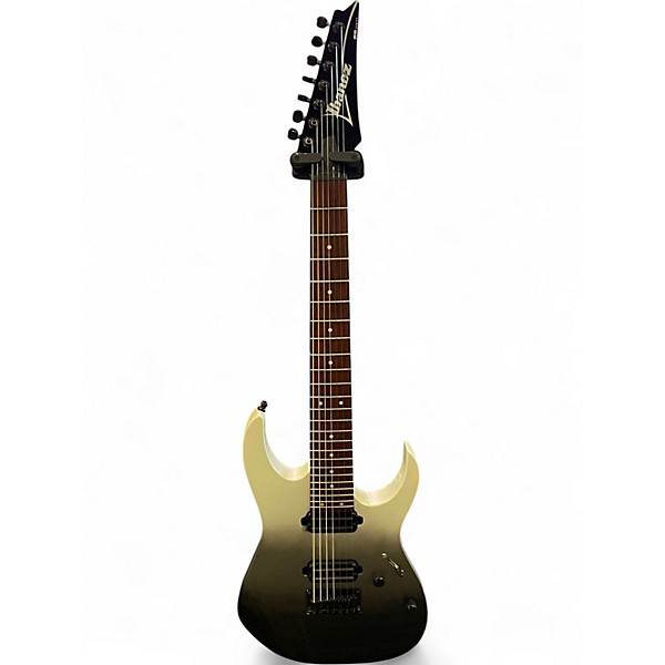 Used Ibanez RG7421 RG Series SILVER BURST Solid Body Electric Guitar