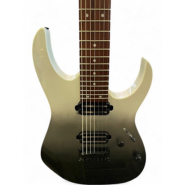 Used Ibanez RG7421 RG Series SILVER BURST Solid Body Electric Guitar