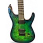 Used Schecter Guitar Research DIAMOND SERIES CR-6 Green Solid Body Electric Guitar thumbnail