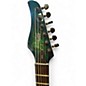 Used Schecter Guitar Research DIAMOND SERIES CR-6 Green Solid Body Electric Guitar