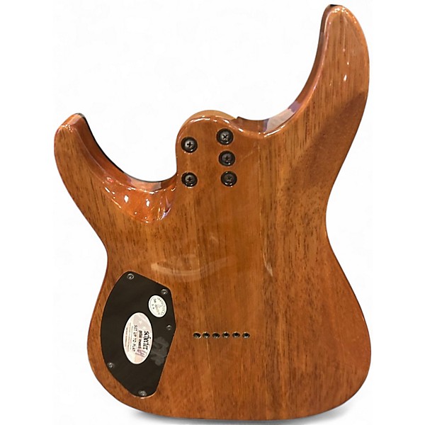 Used Schecter Guitar Research DIAMOND SERIES CR-6 Green Solid Body Electric Guitar