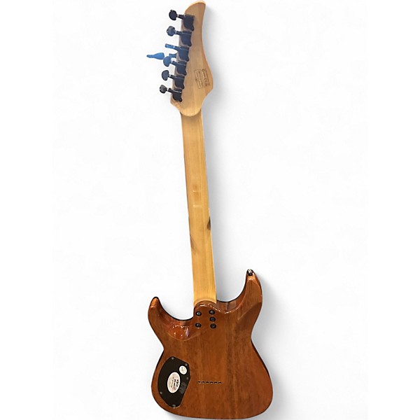 Used Schecter Guitar Research DIAMOND SERIES CR-6 Green Solid Body Electric Guitar