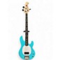 Used Sterling by Music Man RAY2 Electric Blue Electric Bass Guitar thumbnail