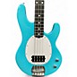 Used Sterling by Music Man RAY2 Electric Blue Electric Bass Guitar