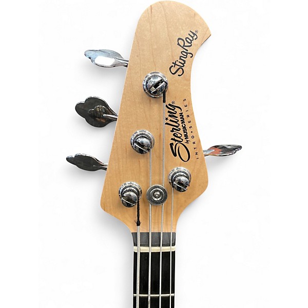 Used Sterling by Music Man RAY2 Electric Blue Electric Bass Guitar